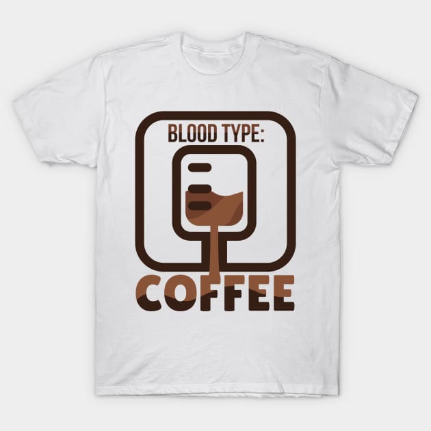 Blood type Coffee T-Shirt by madeinchorley